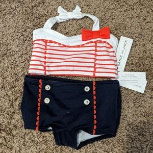 NWT Janie and Jack Girl Baby Girl Swimsuit